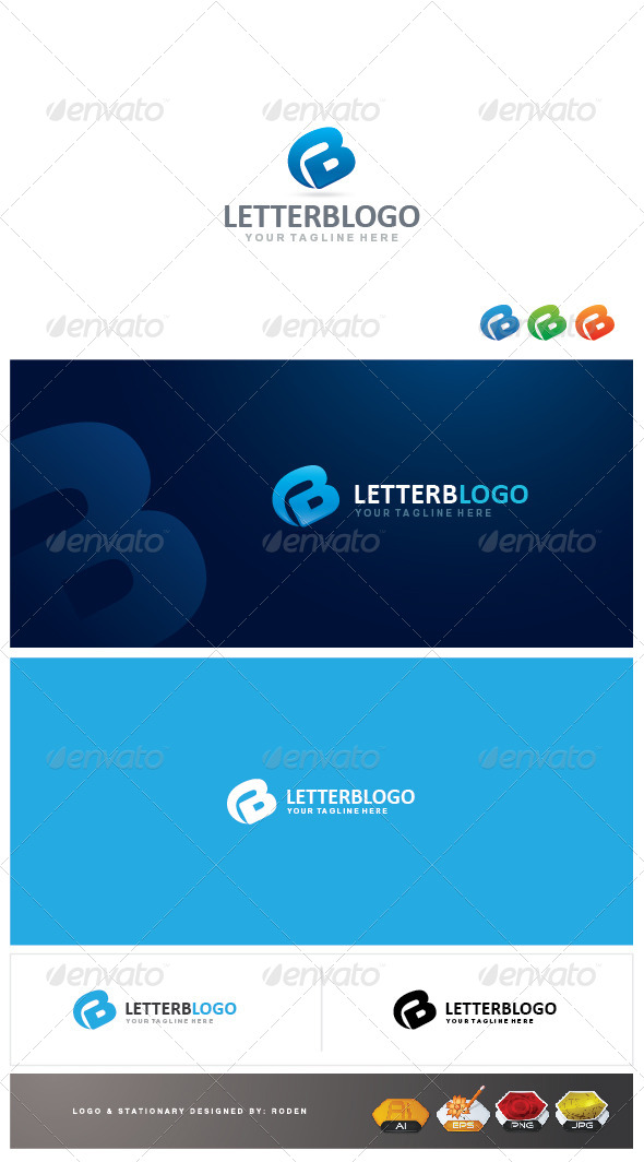 B Letter Logo - Letters Logo Templates