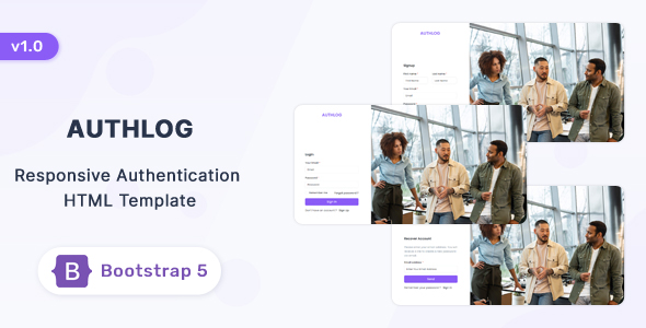 [DOWNLOAD]Authlog - Bootstrap 5 Authentication Page HTML Template