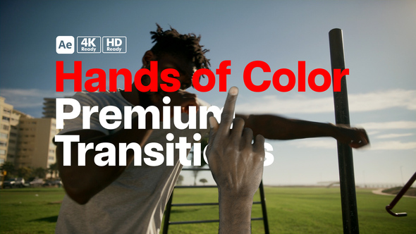 Premium Transitions Hands of Color Elements template preview