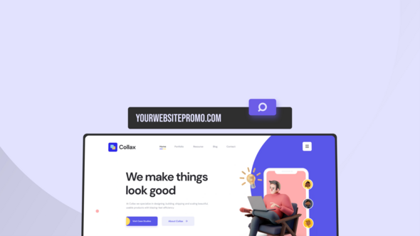 Website Promo Presentation Product Promo template preview