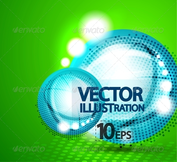 Shiny Bubble Background - Miscellaneous Vectors