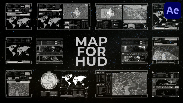 Map For HUD for After Effects