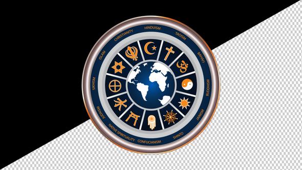 Circle Of Religious Symbols alt