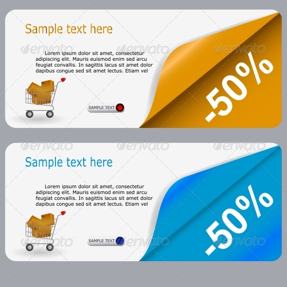 Sale Banner with Place for your Text - Miscellaneous Vectors
