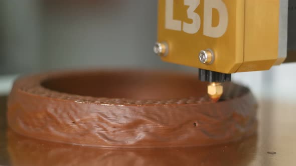 Delicious Chocolate Dessert With 3D Printer