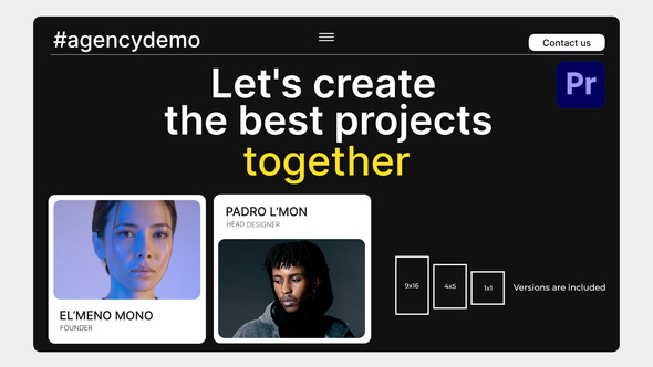 Marketing Agency Promo for Premiere Pro Premiere Pro template preview