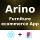 Arino ANDROID IOS FIGMA UI Kit ReactNative Furniture Ecommerce App Free Figma File