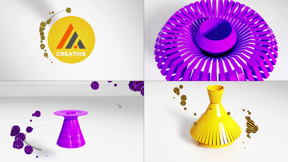 Abstract Logo Reveal Intro Premiere Pro template preview