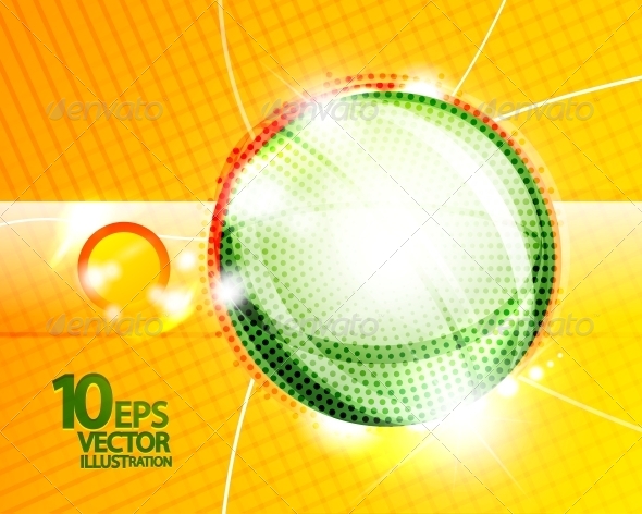 Hi-Tech Shiny Techno Bubble Background - Backgrounds Decorative