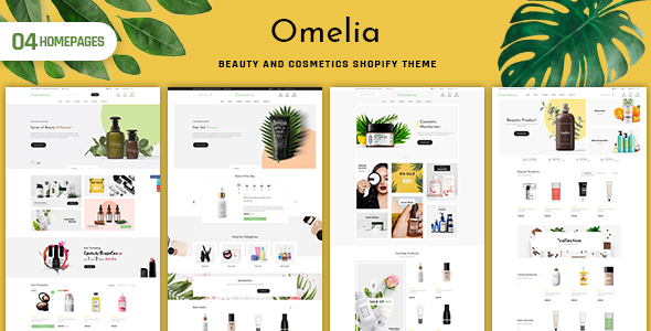 Omelia - Beauty & Cosmetics Shopify Theme