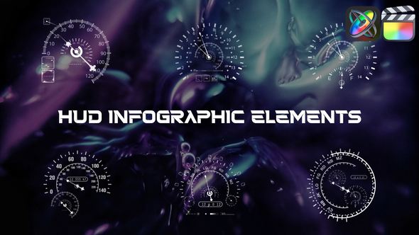 HUD Infographic Elements for FCPX