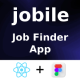 Jobile App ANDROID + IOS + FIGMA | UI Kit | ReactNative | Online Job Finder App