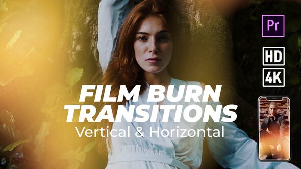 Film Burn Transitions - Premiere Pro