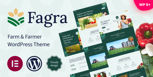 Fagra - Farm & Farmer WordPress Theme