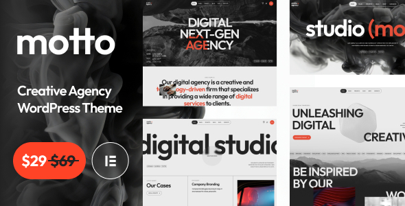 Motto - Creative Agency & Startup WordPress Theme