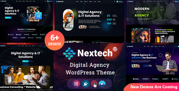 Nextech - Creative Agency & Portfolio WordPress Theme