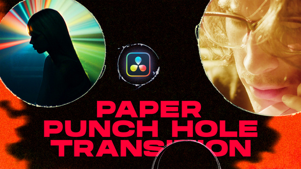 Paper Punch Hole Transitions | DaVinci Resolve
