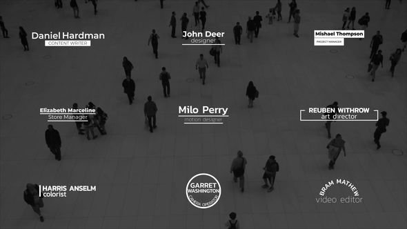 Blur Lower Thirds | AE Elements template preview