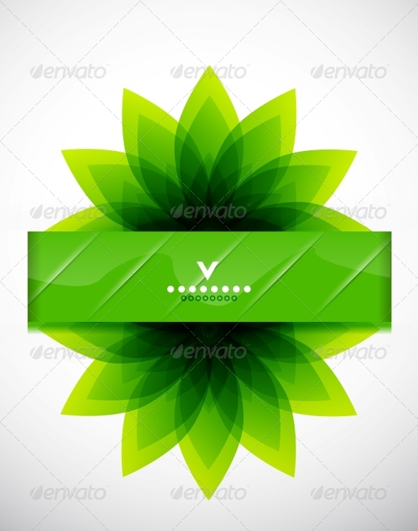 Green Leaves Nature Design - Flowers & Plants Nature