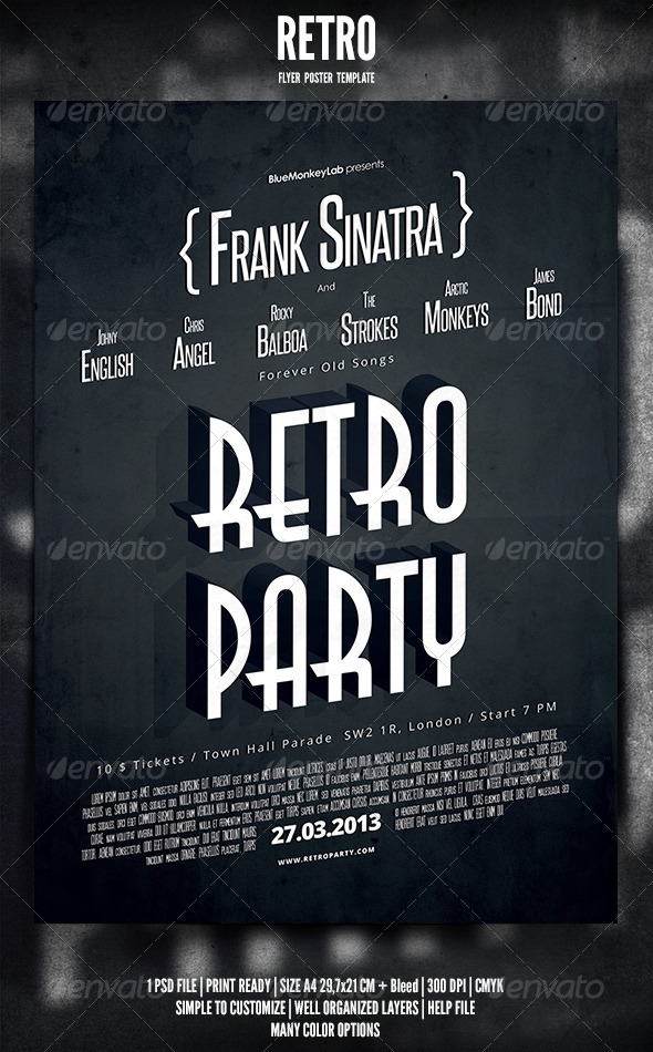 Retro Flyer / Poster 2 - Events Flyers