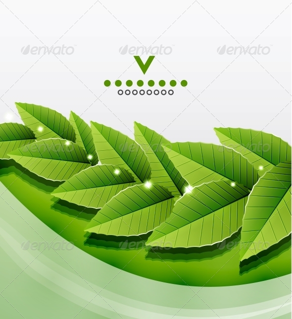 Green Leaves Nature Design - Flowers & Plants Nature