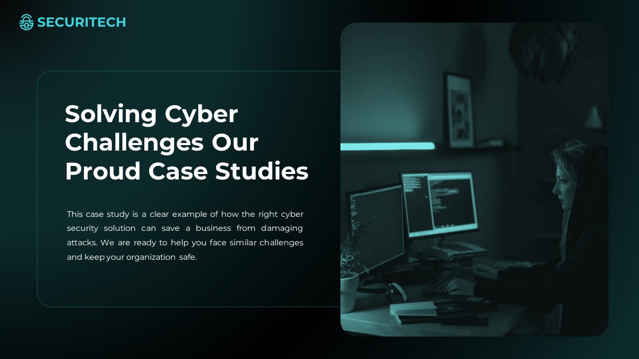 Securitech - Cyber Security Keynote Presentation Template, Presentation ...
