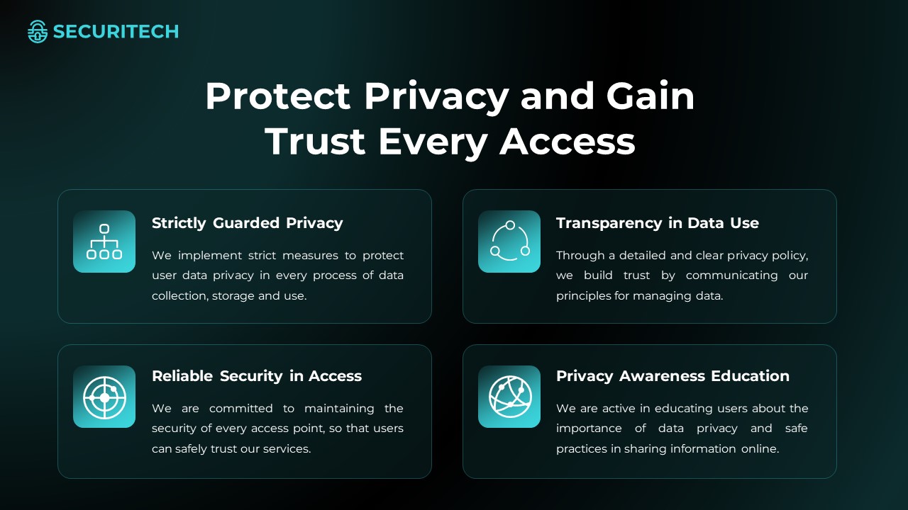 Securitech - Cyber Security Keynote Presentation Template, Presentation ...