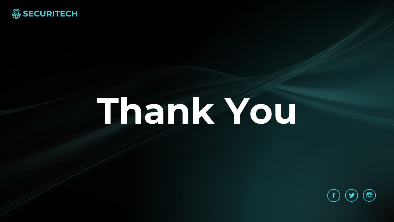 Securitech - Cyber Security Keynote Presentation Template, Presentation ...
