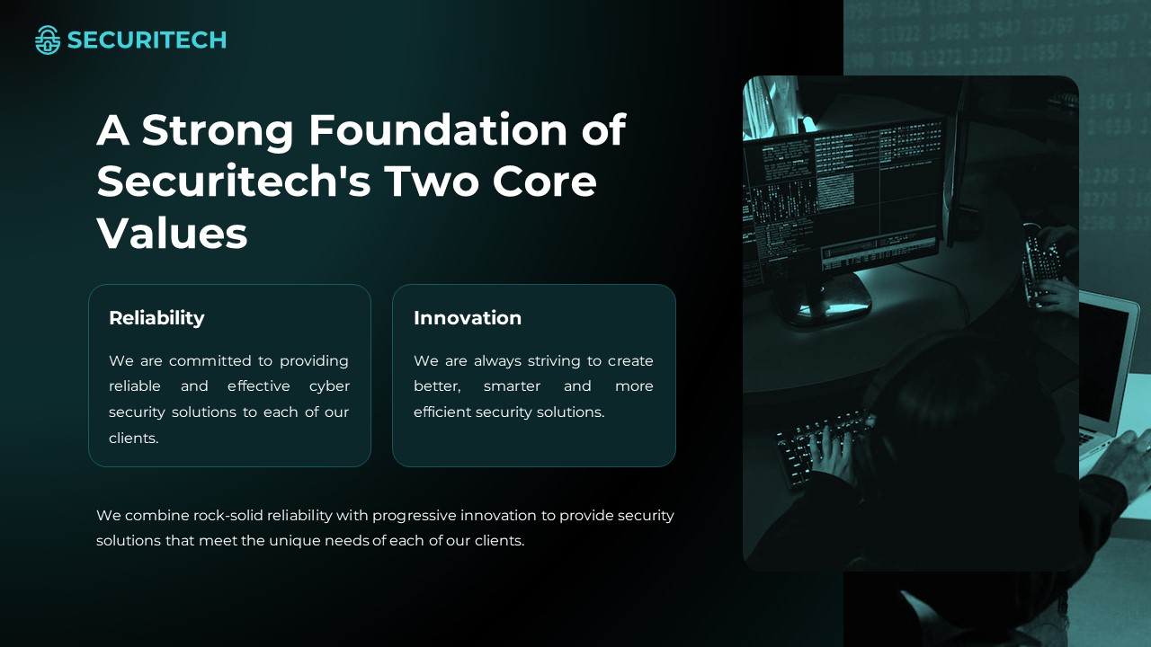 Securitech - Cyber Security Keynote Presentation Template, Presentation ...