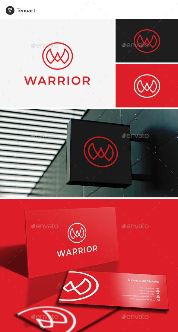 Warrior - Letter W Logo