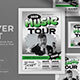 Grey Anti Design Music World Tour Flyer Set