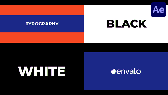 Fast Typography for After Effects Titles template preview