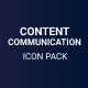 Content Communication Icon Pack