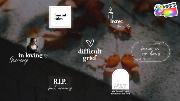 Funeral Titles for FCPX