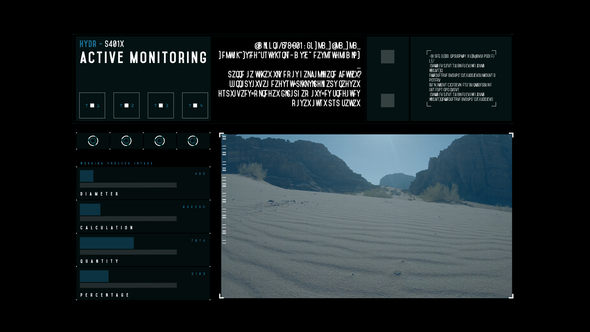 HUD Active Monitoring Infographics template preview