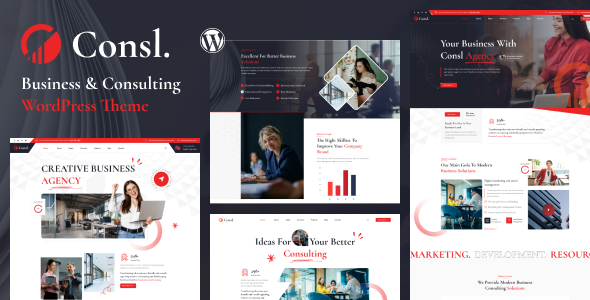 Consl - Consulting Business WordPress Theme