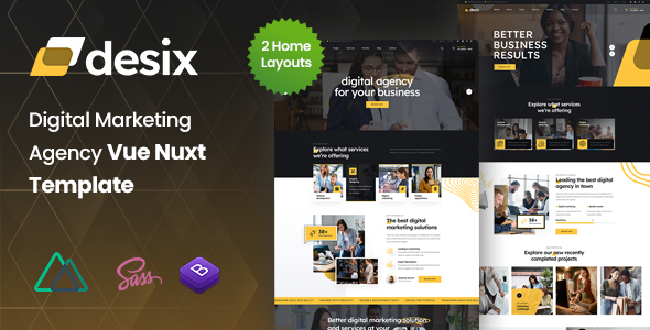[DOWNLOAD]Desix - Digital Marketing Agency Vue Nuxt