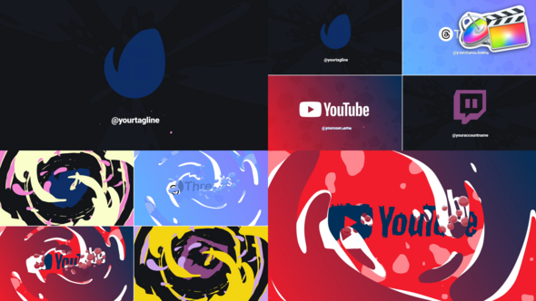 Colorful Funny Logo Opener Pack for FCPX