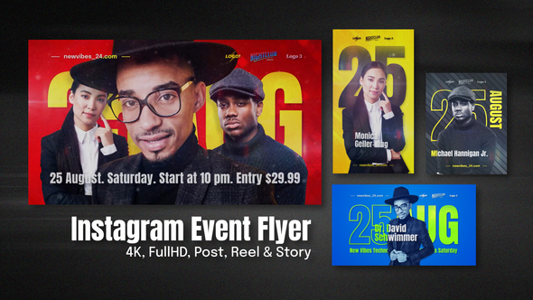 Instagram Event Flyer Product Promo template preview