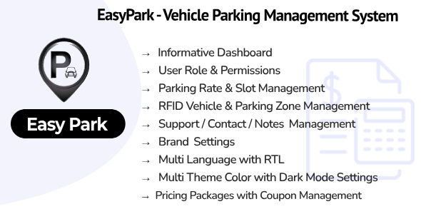 EasyPark SaaS  Vehicle Parking Management System