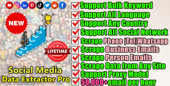 Social Media Leader Extrator Ultra