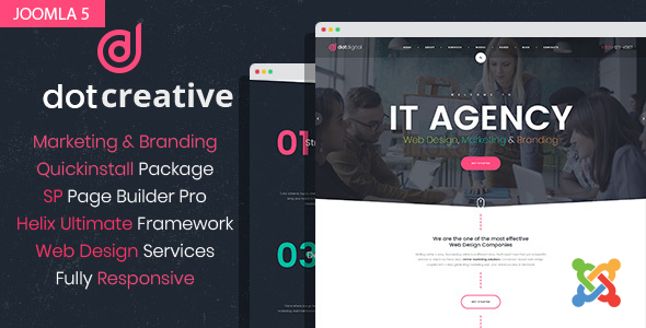 DotCreative – Joomla 5 Web Design Agency Template