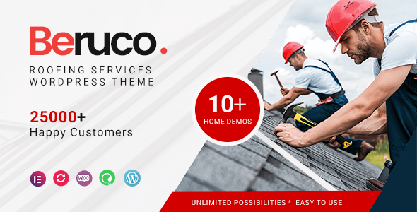 Beruco - Roofing Services WordPress Theme by zozothemes | ThemeForest