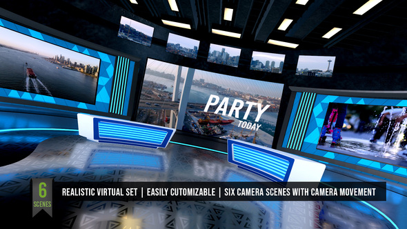 Virtual Studio broadcast-packages template preview