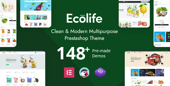 Ecolife Elementor - Multipurpose Prestashop 1.7.x, 8.x Theme