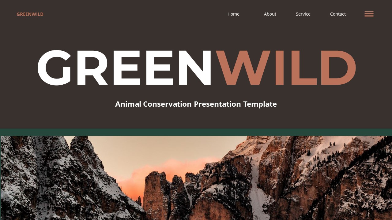 Greenwild - Animal Google Slide Templates, Presentation Templates ...