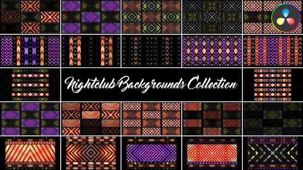 Nightclub Backgrounds Collection for DaVinci Resolve