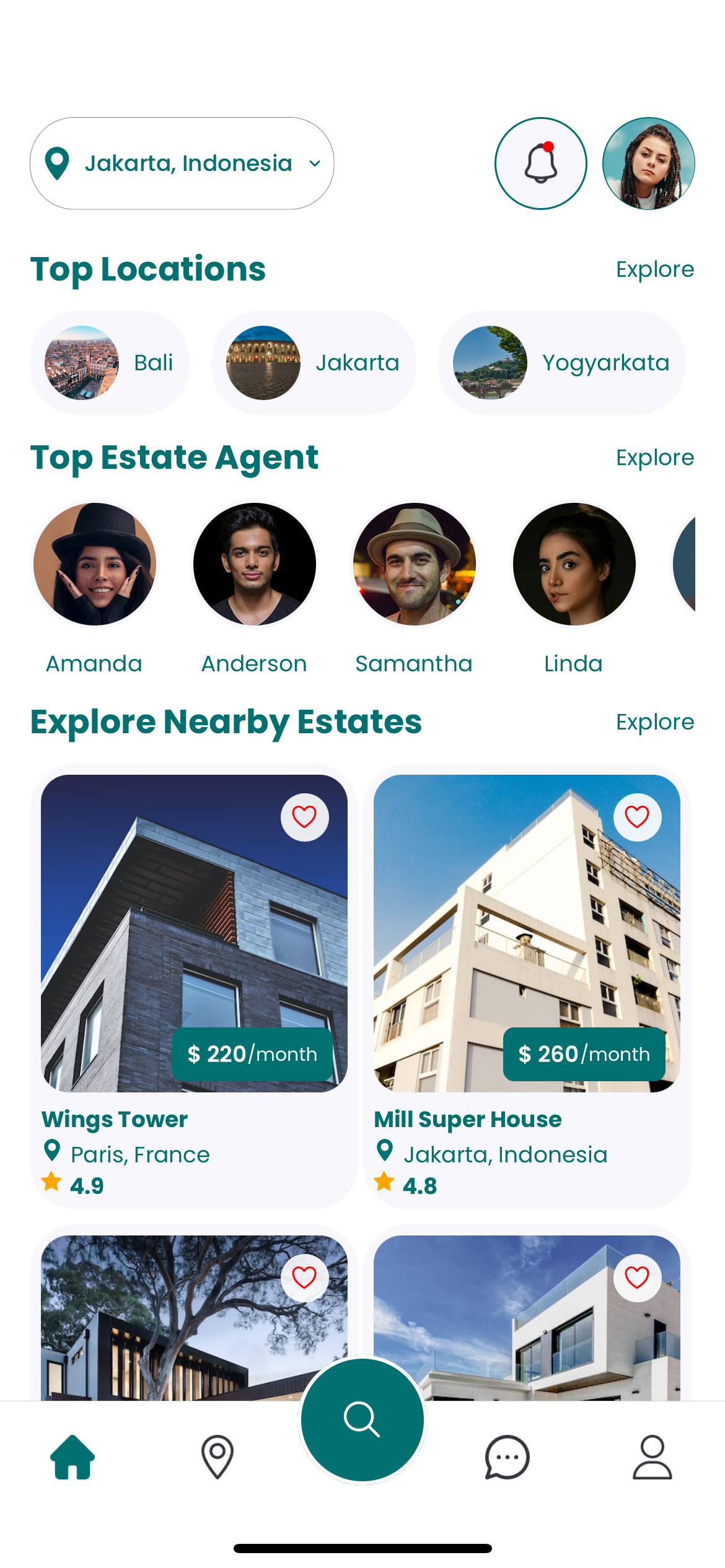 Reala Real Estate Property Listing React Native CLI App Ui Kit by lala