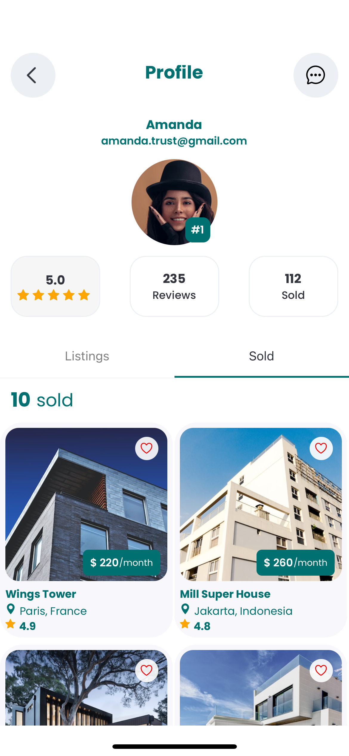 Reala Real Estate Property Listing React Native CLI App Ui Kit by lala