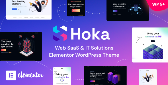 Hoka - Web SaaS & Hosting IT Solutions WordPress Theme